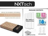 NXTech iPhone 12 Tempered Glass Screen Protector - 2 Pack Photo