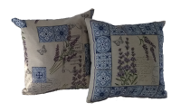 GNL Good Night Linen GNL - French Country Lavender Decorative Cushion Cover Set Photo
