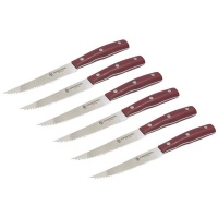 Homemax Forged in Fire 6 Piece Steak Knife Set Photo