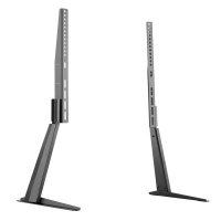 Space TV Adjustable Tabletop TV Stand 32” to 70” - Sleek Minimalist Design Photo