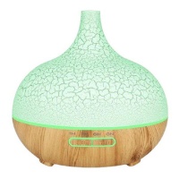 Aroma Air Humidifier Diffuser With 7 LED Color Options - Light Wood Grain Photo