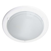 Zebbies Lighting - Miramar Wh - White Flush Mount Ceiling Light Photo