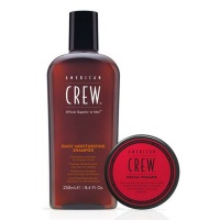 American Crew 2 Pack Daily Moisturizing Shampoo 250ml Cream Pomade 85g Photo
