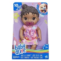 Baby Alive Baby Lil Sounds: Interactive Black Hair Baby Doll 55318 Photo