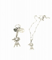 Stainless Steel Windmill Necklace and Keyring Photo