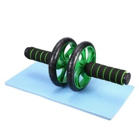 Fitness AB Abdominal Exercise Roller Wheels with Knee Pad Photo