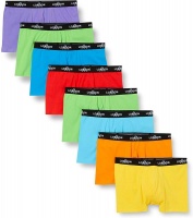 FM London Men's Neon Fitted Hipster Boxers with Hyfresh Anti-Odour Technology - 8 Pack Photo