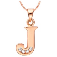 Unexpected Box Rose Gold Letter J Necklace Photo