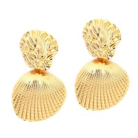 Sista Coral And Shell Gold Tone Earring Photo