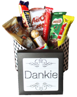 The Biltong Girl Chocolate Box with "Dankie" Message Photo