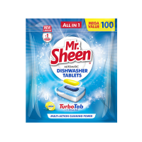 Mr Sheen Dishwashing Tablets Automatic All in 1 - 100 tablets Photo