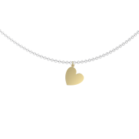 Jack Friedman Jewellers - 9ct Gold Solid Heart Charm Yellow Photo