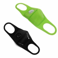 NanoWave Mask Adult Combo of 2 Lime Green and Black Photo