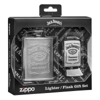 Zippo Jack Daniel's Flask & Lighter Gift Set Photo