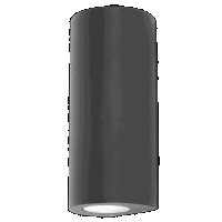Zebbies Lighting - Spegel - Sanded Black Outdoor Up and Down Wall Light Photo