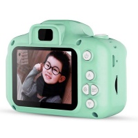 1080P Kids Camera with Microphone and 2" Screen - Green Photo