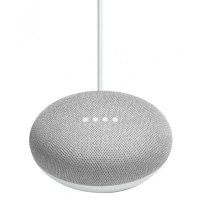Google Nest Mini Smart Speaker - Chalk Photo
