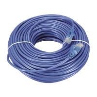 MR A TECH RJ45 Ethernet Cat5 Network Cable LAN Patch Lead 30m Blue Photo