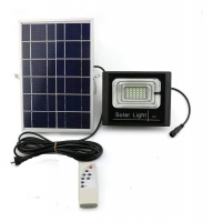 The LED Light Up Store IP67 Floodlight 80W with remote control and Solar Panel W719 Photo