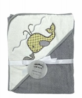 Mothers Choice Baby Hooded Towel - Whale Photo