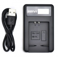 Canon Seivi LCD USB Charger for NB-11L Battery Photo
