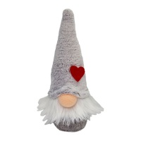 Nordic Tomte Nisse Gnome with Love Heart Decoration - 18cm Photo