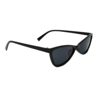 You & I Ladies Black Narrow Cat Eye Sunglasses - Naledi Photo