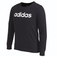 adidas - Women's Essential Linear Sweatshirt - Black Photo