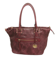 Bella Handbags Large Faux Leather Casual Shoulder Tote Bag Photo