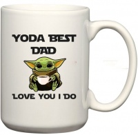 CustomizedGifts Yoda Best Dad Love You I Do Star Wars Coffee Mug Photo
