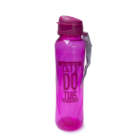 Sports Water Bottle-Lets Do This- Pink - 600ml Photo