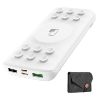 optic life Optic 4" 1 Wireless Power Bank With Suction Cups USB-C Input Photo