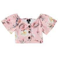 Firetrap Infant Girls Crepe Shirt - Lotus Floral Photo