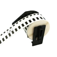 PUTY Compatible Brother TT-DK22211 Black on White 29mm*15.24m Roll Photo