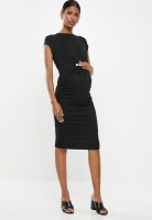 Women's Superbalist Maternity Bodycon Dress - Black Photo