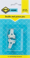 MTS Home Double Sided Picture Pins 2 Piece Photo