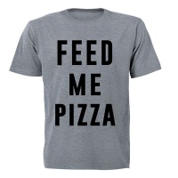 Feed Me Pizza - Kids T-Shirt Photo