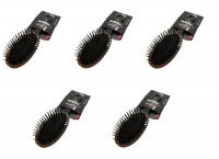 5 x Babyliss Plastic Vintage Bristle Massage Hairbrush - Long Hair Care Photo