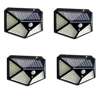 4 piecesS 114 LED Outdoor Solar Wall Lamp-SH-114 Photo