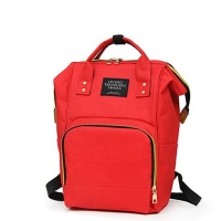 Nappy Bag - Multi functional Diaper Backpack - Red Photo
