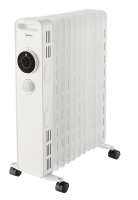 Midea 11 Fin Oil Heater - White Photo