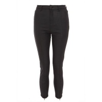Quiz Ladies Petite Black Faux Leather Skinny Jeans - Black Photo