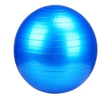 Yoga Pilates Gym Exercise Balance Ball with Pump – Blue 65cm Photo