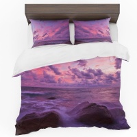Print with Passion Ocean Sunset Duvet Cover Set Photo