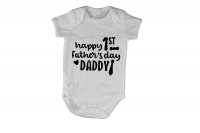 BuyAbility Happy 1st Father's Day Daddy - Short Sleeve - Baby Grow Photo