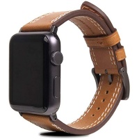 SLG Design SLG D Italian Temponata Leather Strap For Apple Watch 42/44mm - Tan Photo