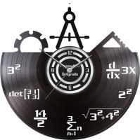 Pappa Joe – Custom Vinyl Wall Clock – Maths Clock Photo