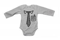 BuyAbility Happy Father's Day - Pocket - Long Sleeve - Baby Grow Photo