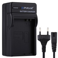PULUZ EU Plug Battery Charger with Cable for Canon LP-E8 Battery Photo