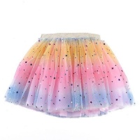 Multicoloured Star Tutu Skirt - Age 3-8 Photo